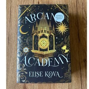 Waterstones Special Signed Edition Arcana Academy Elise Kova